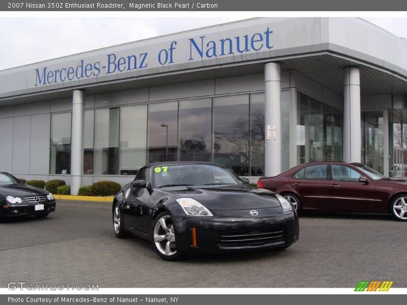 Magnetic Black Pearl / Carbon 2007 Nissan 350Z Enthusiast Roadster