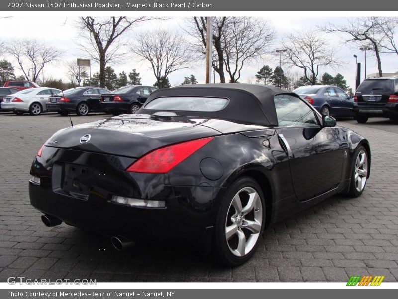 Magnetic Black Pearl / Carbon 2007 Nissan 350Z Enthusiast Roadster
