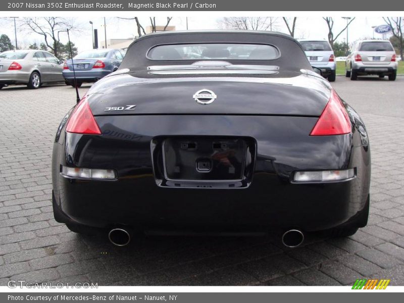Magnetic Black Pearl / Carbon 2007 Nissan 350Z Enthusiast Roadster