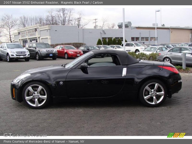 Magnetic Black Pearl / Carbon 2007 Nissan 350Z Enthusiast Roadster