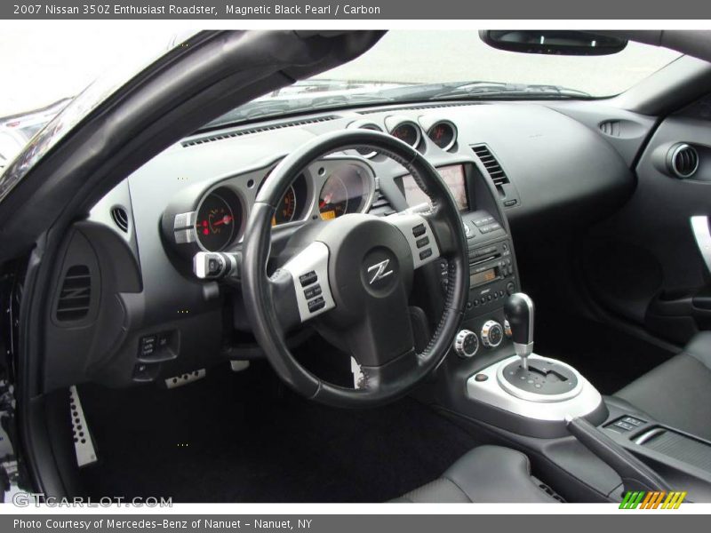 Magnetic Black Pearl / Carbon 2007 Nissan 350Z Enthusiast Roadster