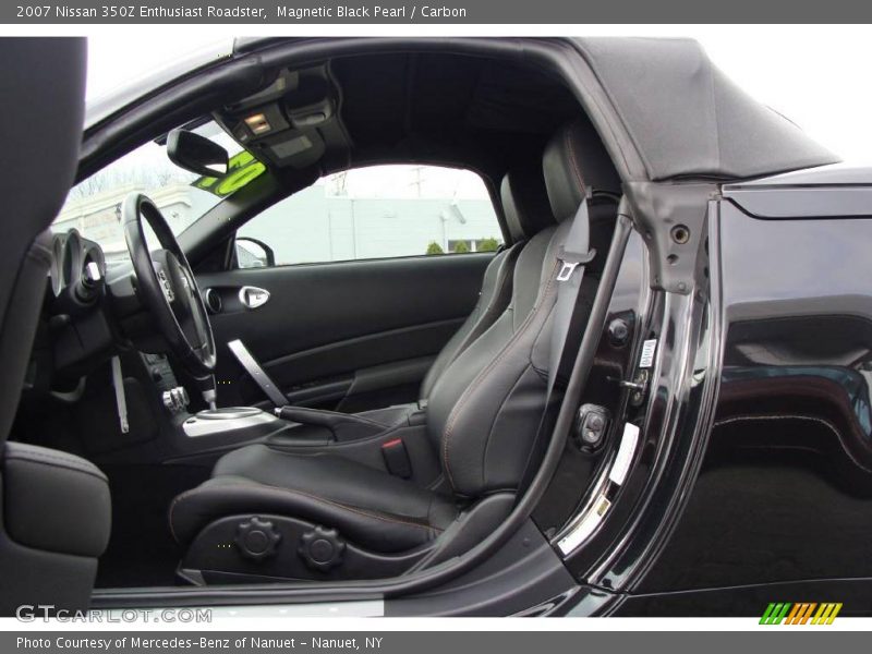 Magnetic Black Pearl / Carbon 2007 Nissan 350Z Enthusiast Roadster