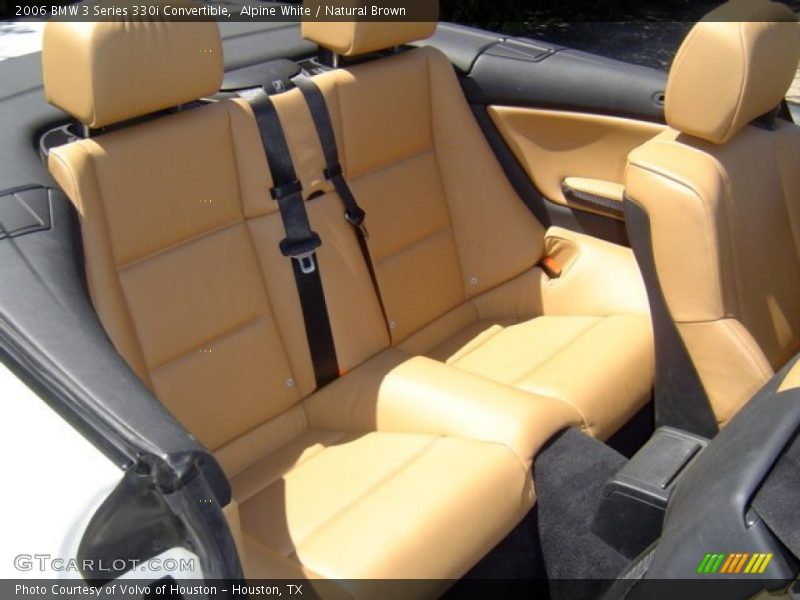 Alpine White / Natural Brown 2006 BMW 3 Series 330i Convertible