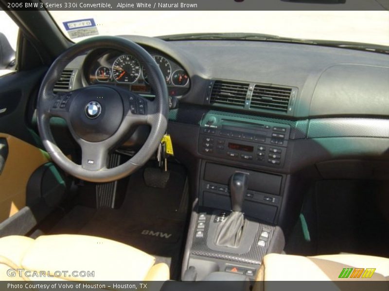 Alpine White / Natural Brown 2006 BMW 3 Series 330i Convertible