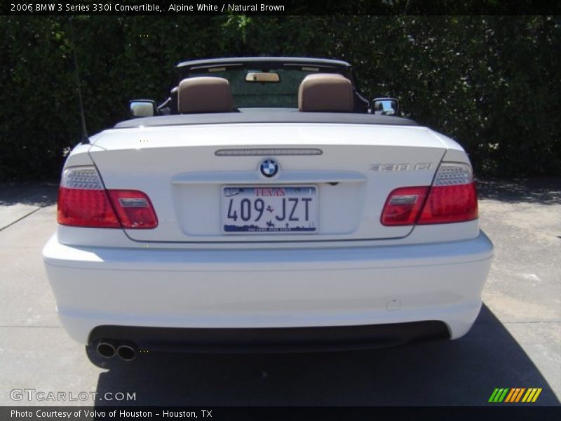 Alpine White / Natural Brown 2006 BMW 3 Series 330i Convertible