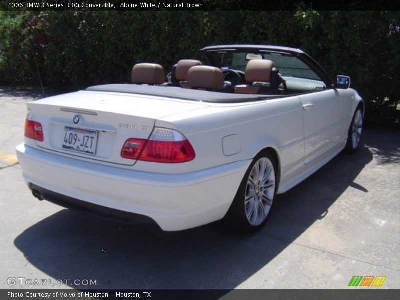 Alpine White / Natural Brown 2006 BMW 3 Series 330i Convertible