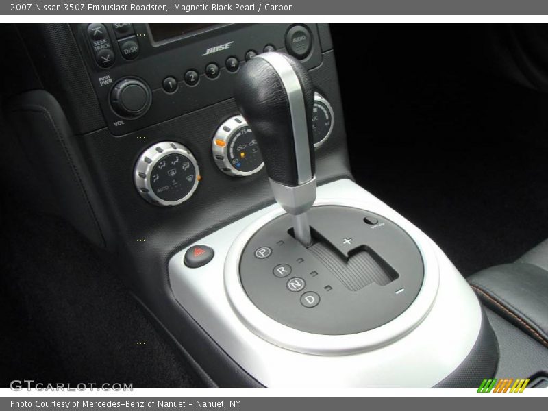 Magnetic Black Pearl / Carbon 2007 Nissan 350Z Enthusiast Roadster