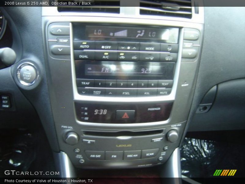 Obsidian Black / Black 2008 Lexus IS 250 AWD