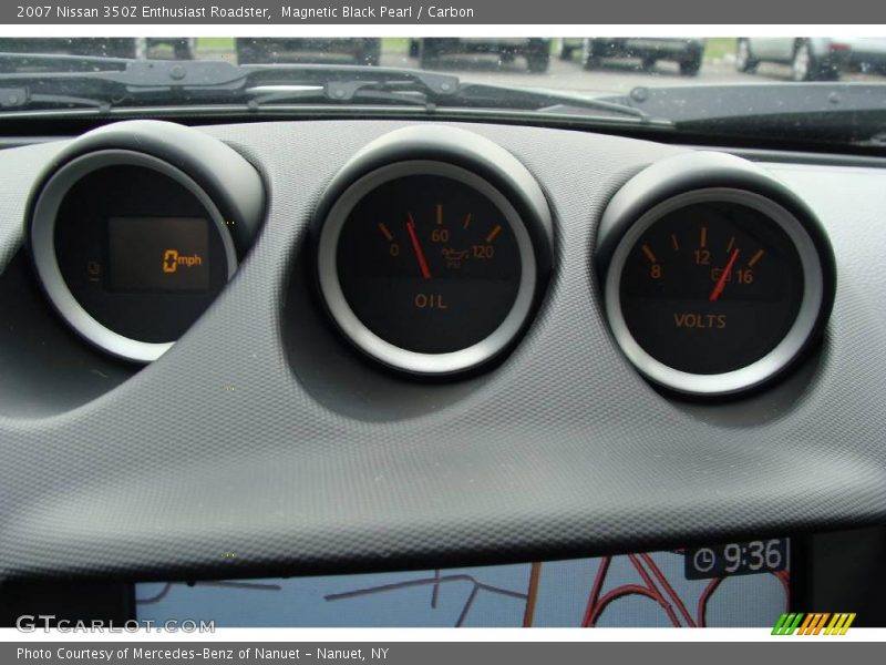 Magnetic Black Pearl / Carbon 2007 Nissan 350Z Enthusiast Roadster