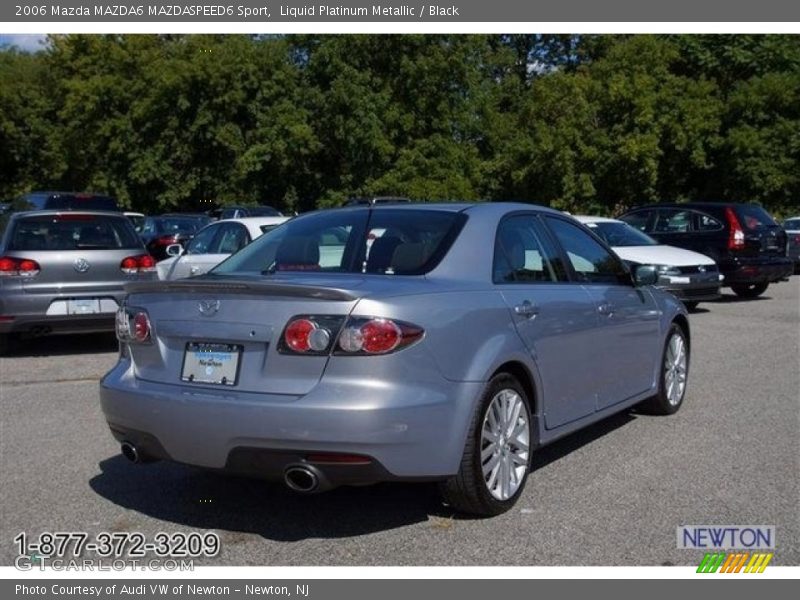 Liquid Platinum Metallic / Black 2006 Mazda MAZDA6 MAZDASPEED6 Sport