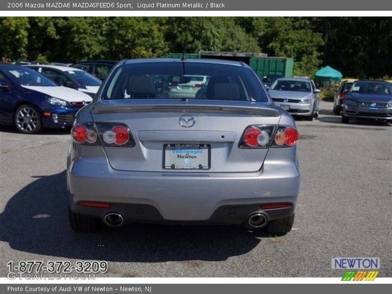 Liquid Platinum Metallic / Black 2006 Mazda MAZDA6 MAZDASPEED6 Sport