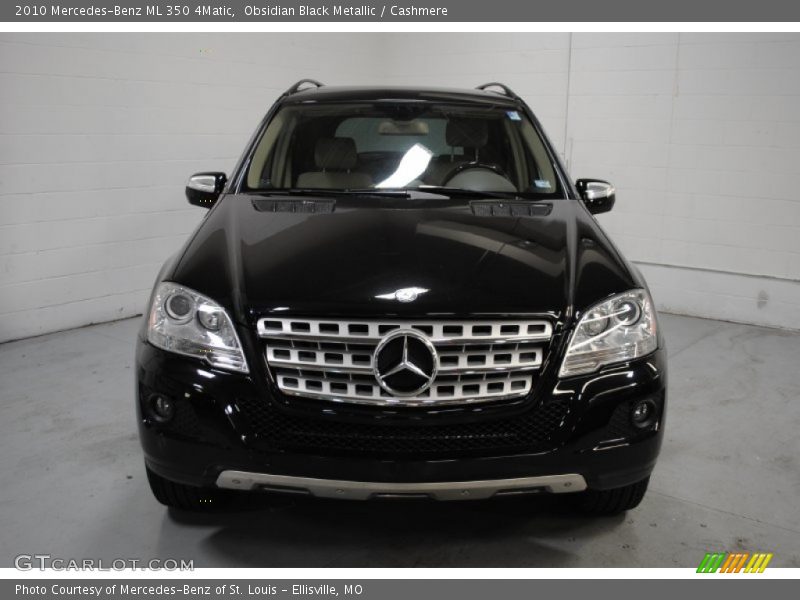 Obsidian Black Metallic / Cashmere 2010 Mercedes-Benz ML 350 4Matic