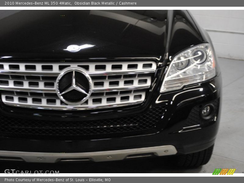 Obsidian Black Metallic / Cashmere 2010 Mercedes-Benz ML 350 4Matic