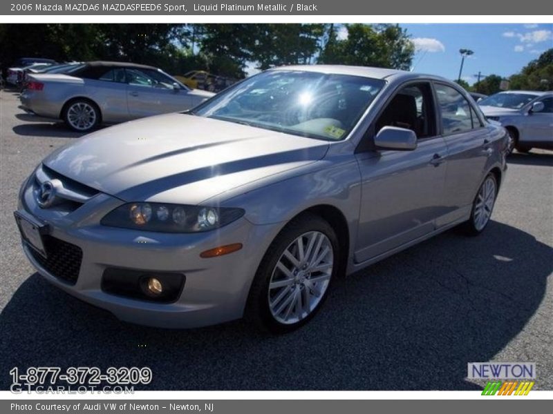 Liquid Platinum Metallic / Black 2006 Mazda MAZDA6 MAZDASPEED6 Sport