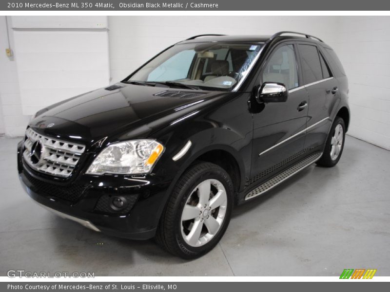 Obsidian Black Metallic / Cashmere 2010 Mercedes-Benz ML 350 4Matic