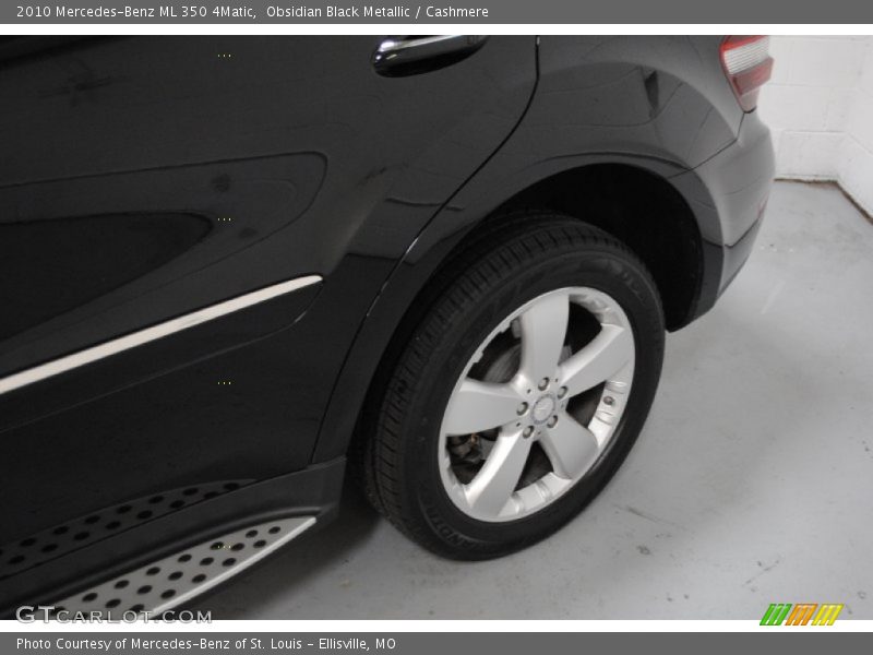 Obsidian Black Metallic / Cashmere 2010 Mercedes-Benz ML 350 4Matic
