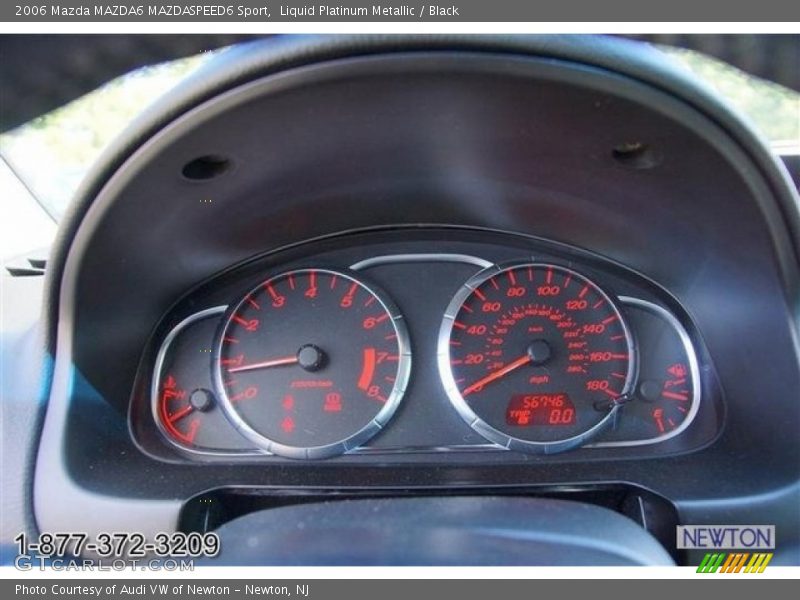 Liquid Platinum Metallic / Black 2006 Mazda MAZDA6 MAZDASPEED6 Sport