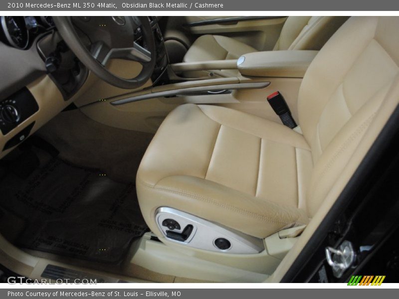 Obsidian Black Metallic / Cashmere 2010 Mercedes-Benz ML 350 4Matic
