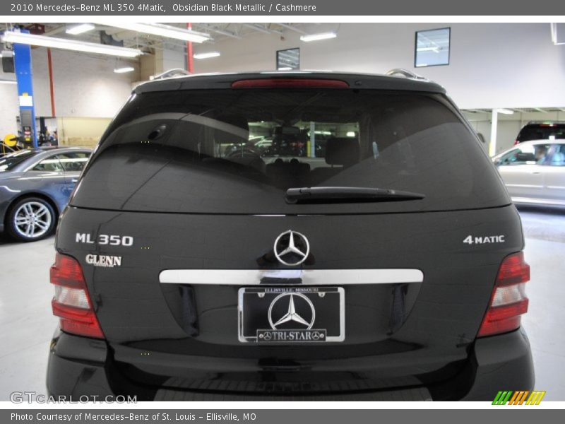 Obsidian Black Metallic / Cashmere 2010 Mercedes-Benz ML 350 4Matic