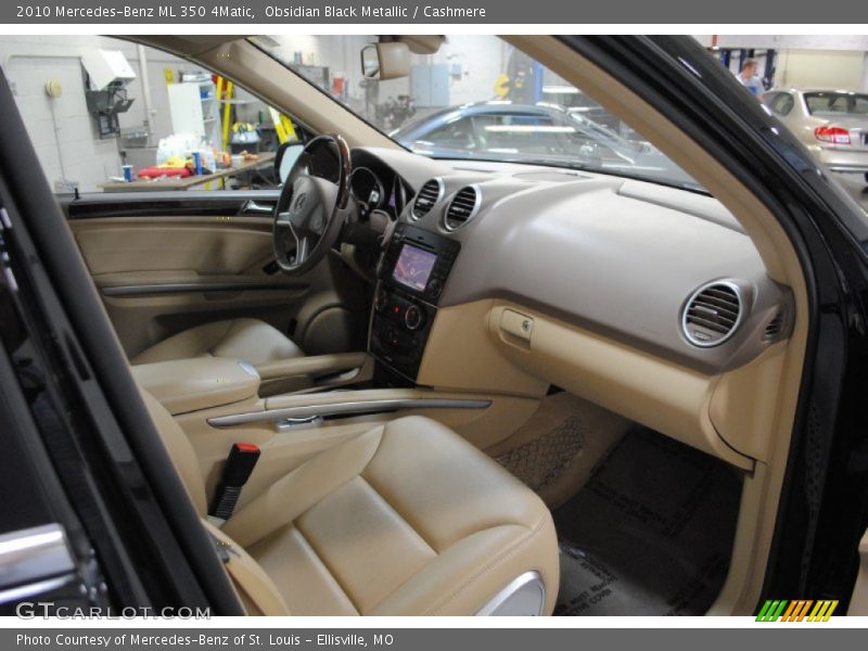 Obsidian Black Metallic / Cashmere 2010 Mercedes-Benz ML 350 4Matic
