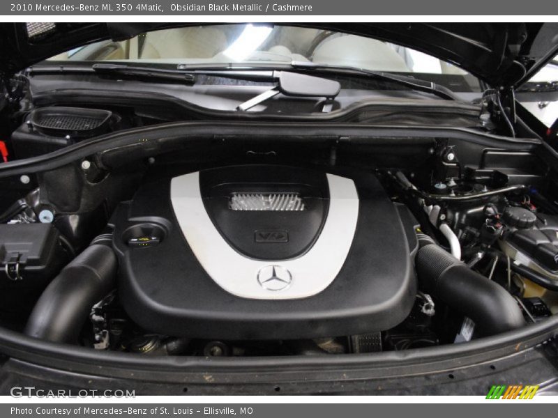 Obsidian Black Metallic / Cashmere 2010 Mercedes-Benz ML 350 4Matic