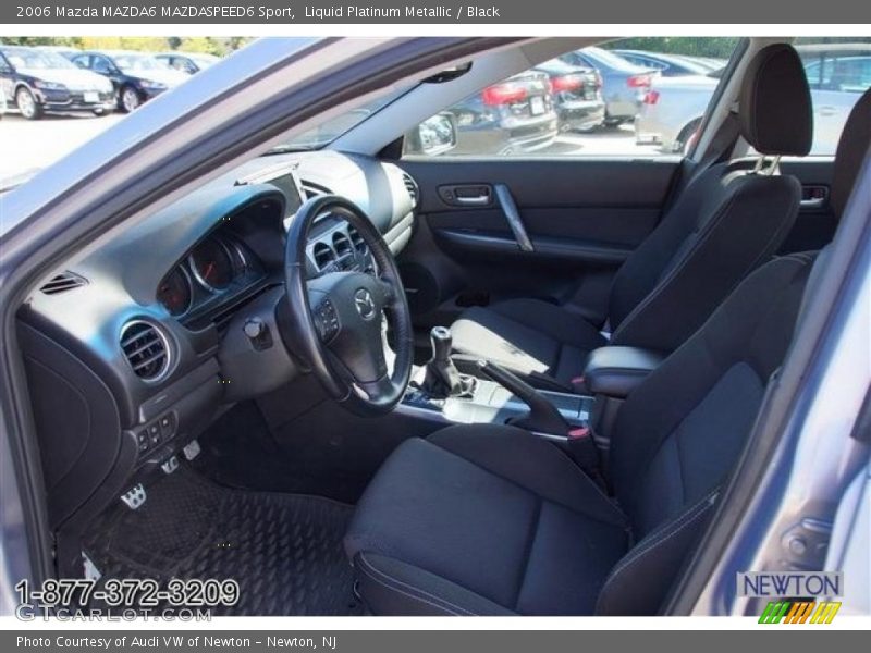 Liquid Platinum Metallic / Black 2006 Mazda MAZDA6 MAZDASPEED6 Sport