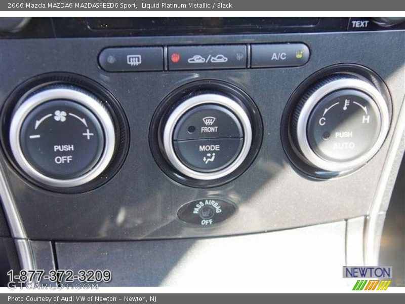 Liquid Platinum Metallic / Black 2006 Mazda MAZDA6 MAZDASPEED6 Sport