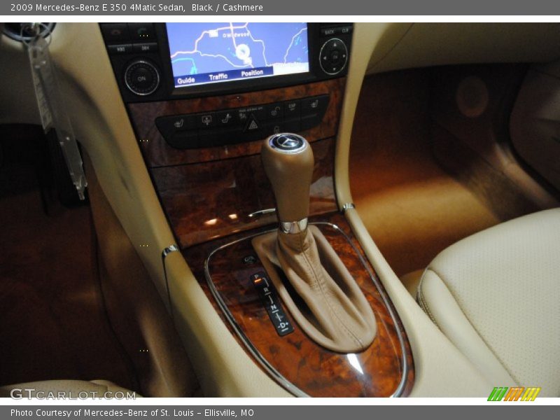Black / Cashmere 2009 Mercedes-Benz E 350 4Matic Sedan