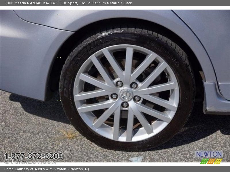 Liquid Platinum Metallic / Black 2006 Mazda MAZDA6 MAZDASPEED6 Sport