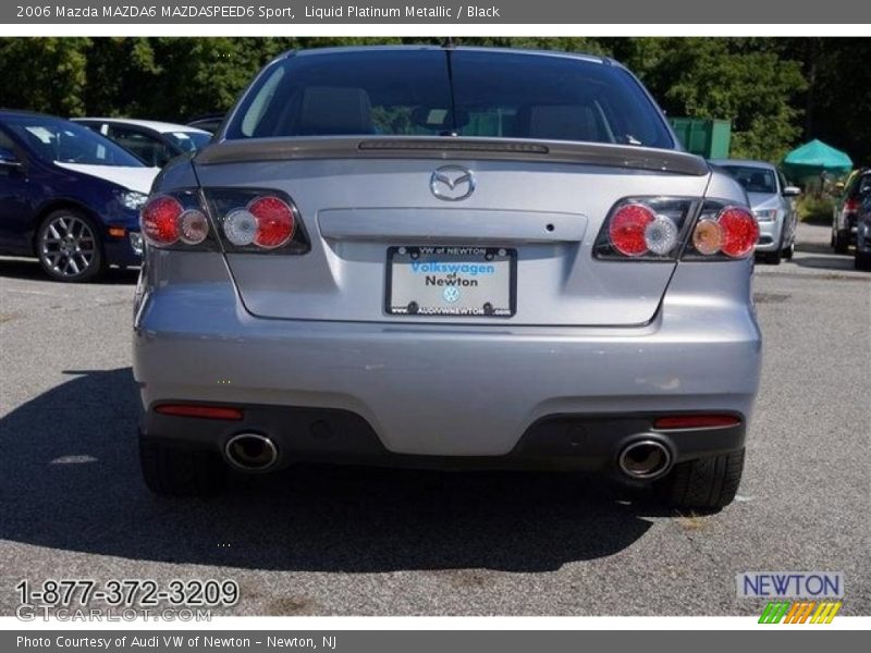 Liquid Platinum Metallic / Black 2006 Mazda MAZDA6 MAZDASPEED6 Sport