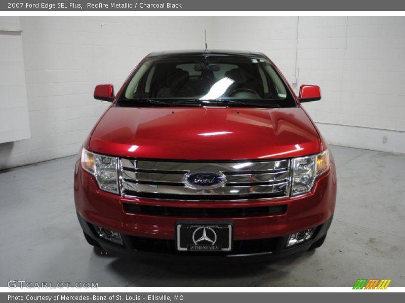 Redfire Metallic / Charcoal Black 2007 Ford Edge SEL Plus