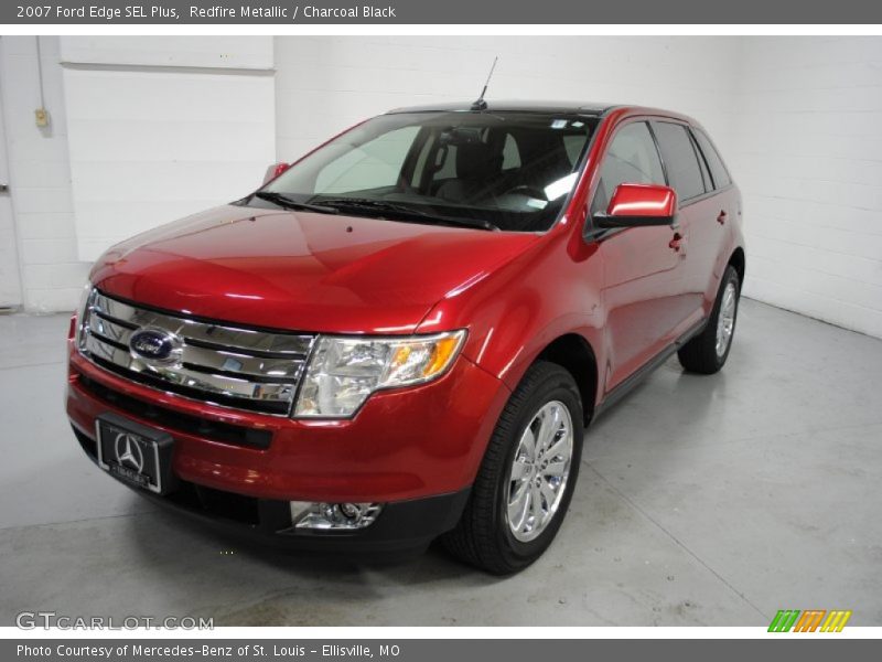 Redfire Metallic / Charcoal Black 2007 Ford Edge SEL Plus