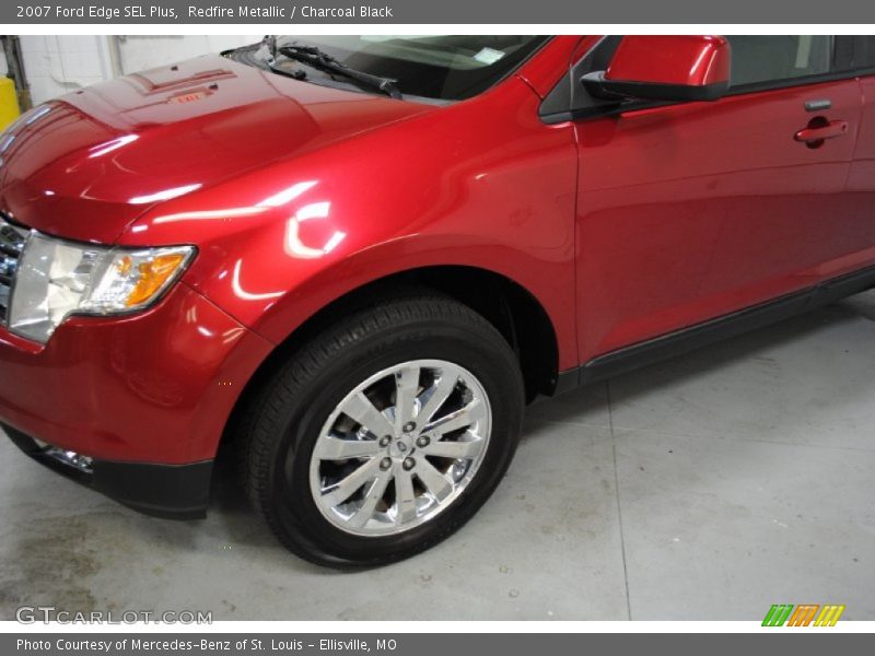 Redfire Metallic / Charcoal Black 2007 Ford Edge SEL Plus