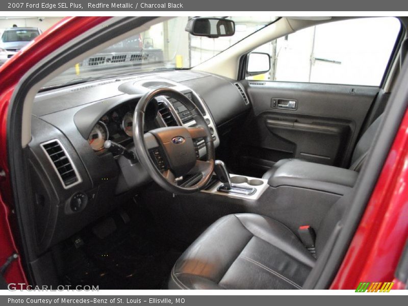 Redfire Metallic / Charcoal Black 2007 Ford Edge SEL Plus