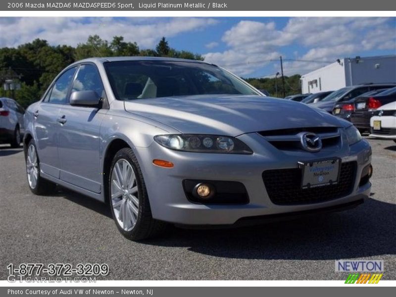 Liquid Platinum Metallic / Black 2006 Mazda MAZDA6 MAZDASPEED6 Sport