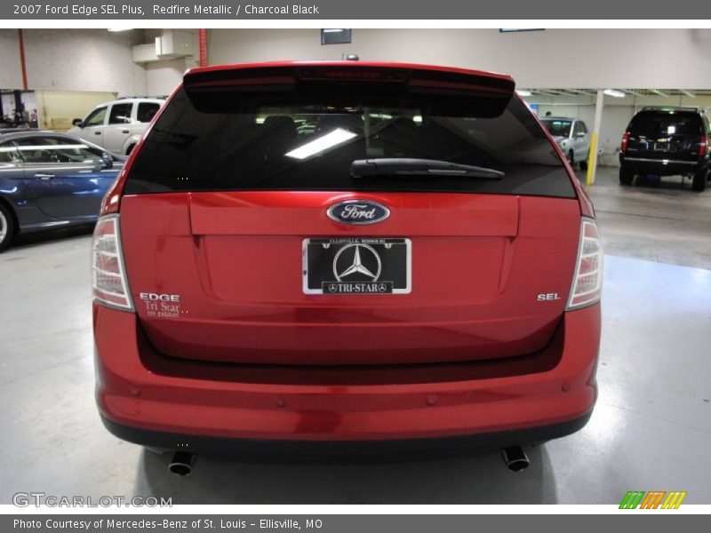 Redfire Metallic / Charcoal Black 2007 Ford Edge SEL Plus