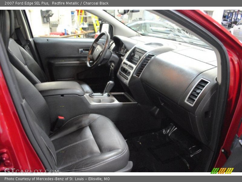 Redfire Metallic / Charcoal Black 2007 Ford Edge SEL Plus
