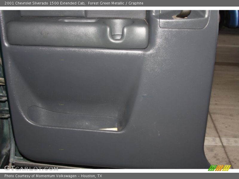 Forest Green Metallic / Graphite 2001 Chevrolet Silverado 1500 Extended Cab