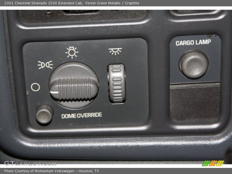 Forest Green Metallic / Graphite 2001 Chevrolet Silverado 1500 Extended Cab