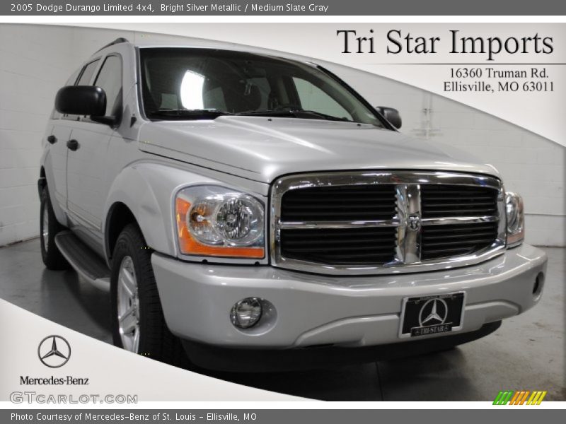 Bright Silver Metallic / Medium Slate Gray 2005 Dodge Durango Limited 4x4
