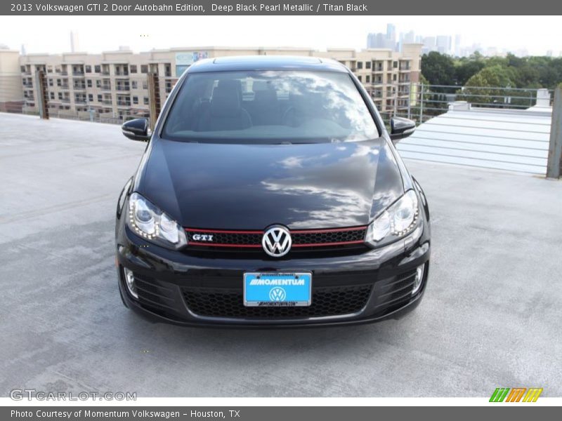 Deep Black Pearl Metallic / Titan Black 2013 Volkswagen GTI 2 Door Autobahn Edition