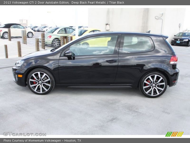 Deep Black Pearl Metallic / Titan Black 2013 Volkswagen GTI 2 Door Autobahn Edition