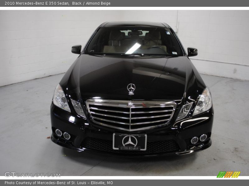 Black / Almond Beige 2010 Mercedes-Benz E 350 Sedan