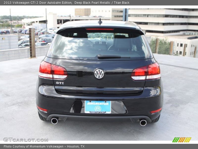 Deep Black Pearl Metallic / Titan Black 2013 Volkswagen GTI 2 Door Autobahn Edition