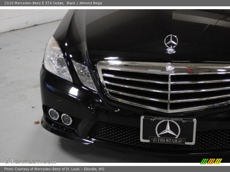 Black / Almond Beige 2010 Mercedes-Benz E 350 Sedan