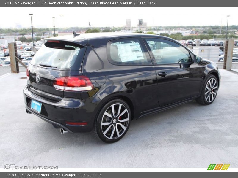 Deep Black Pearl Metallic / Titan Black 2013 Volkswagen GTI 2 Door Autobahn Edition