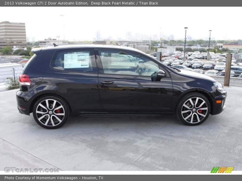 Deep Black Pearl Metallic / Titan Black 2013 Volkswagen GTI 2 Door Autobahn Edition