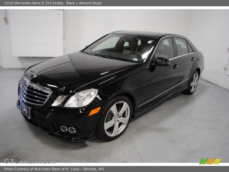 Black / Almond Beige 2010 Mercedes-Benz E 350 Sedan