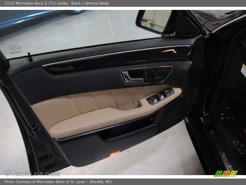 Black / Almond Beige 2010 Mercedes-Benz E 350 Sedan