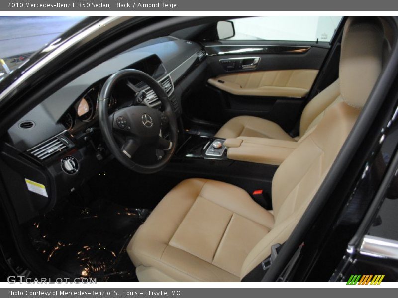 Black / Almond Beige 2010 Mercedes-Benz E 350 Sedan